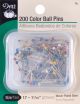 Dritz Color Ball Pins 200 Per Pkg Size 17