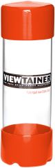 Viewtainer Slit Top Storage Container 2 inch X6 inch Orange