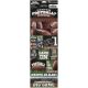 Reminisce Real Sports Cardstock Stickers 4.25 InchX13 Inch Football Graphic