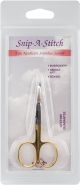 Tool Tron Snip A Stitch Scissors 3.5 inch Gold Plated