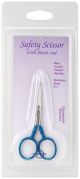 Tool Tron Safety Blunt Tip Scissors 3.5 inch Blue Acrylic