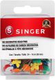 Singer Decorative Straight Pins Size 24 100Per Pkg