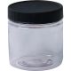 Jacquard Empty Wide Mouth Plastic Jar 4oz Clear