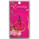 Sullivans Heirloom Petites Embroidery Scissors 2.25 Inch Gold