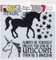 Crafter s Workshop Template 12 inch X12 inch Unicorn