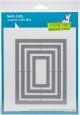 Lawn Cuts Custom Craft Stackables Dies Outside In Stitched Scalloped Rectangle