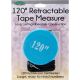 Sullivans Retractable Tape Measure 120 Inch Blue