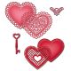 Spellbinders Shapeabilities Dies Lace Hearts