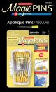 Taylor Seville Magic Pins Applique Yellow 100 Per Pk