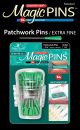 Taylor Seville Magic Pins Patchwork Extra Fine Green 100 Per Pkg