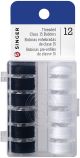 Singer Transparent Plastic Class 15 Bobbins Threaded 12 Per Pkg