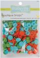 Babyville Boutique Snaps Size 20 60 Per Pkg Playful Pond Green Blue and Orange