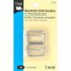 Dritz Adjustable Slide Buckle 1 inch 2 Per Pkg Nickel