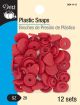 Dritz Plastic Snaps Size 20 12 Per Pkg Red Heart W Shiny Finish