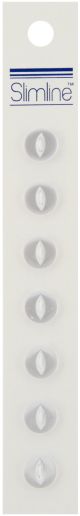 Slimline Buttons Pearl 2 Hole 3 8 inch 7 Per Pkg