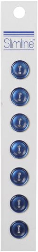 Slimline Buttons Navy Blue 2 Hole 7 Per 16 Inch 7 Per Pkg