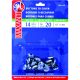 Maxant Button Cover Button Refill Size 20 1 Per 2 Inch 14 Per Pkg
