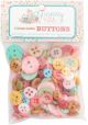 Riley Blake Cute Little Buttons Assortment 100 Per Pkg Granny Chic
