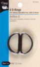 Dritz Metal Inch D Inch Rings 1 1 Per 4 Inch 4 Per Pkg Black