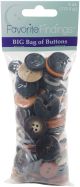 Blumenthal Favorite Findings Big Bag Of Buttons Natural 4oz