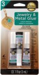 Aleene s Jewelry and Metal Glue 3 Per Pkg .1oz