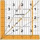 Fiskars Square Acrylic Ruler 4 1 2inchX4 1 2inch 1 pack f 1 piece