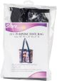 Innovative Home Creations All Purpose Clear Tote Bag Black 19Inch X14Inch X6Inch