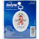 Janlynn Mini Counted Cross Stitch Kit 2.75 inch Oval Hope 18 Count