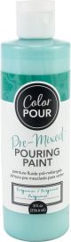 American Crafts Color Pour Pre Mixed Paint 8Oz Turquoise