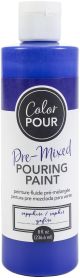 American Crafts Color Pour Pre Mixed Paint 8oz Sapphire