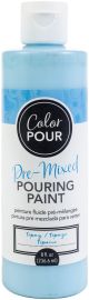 American Crafts Color Pour Pre Mixed Paint 8oz Topaz