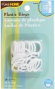 Dritz Home Plastic Rings .75 inch 24 Per Pkg White