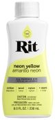 Rit Dye Liquid 8oz Neon Yellow