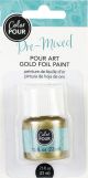 American Crafts Color Pour Pre Mixed Foil Paint .75oz Gold