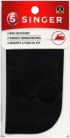 Singer IronOn Patches 5inchesX5inches 2 Per PkgBlack