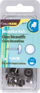 Dritz Home Decorative Nails 7 16 inch 24 Per Pkg Nickel Smooth Head