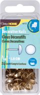 Dritz Home Decorative Nails 7 16 inch 24 Per Pkg Gilt Smooth Head