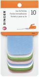 Singer Iron On Patches 2 inch X3 inch 10 Per Pkg Light Assortment