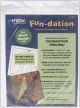 HTC Fun Dation Quilt Block Piecing Material 25 Per Pkg 8.5 inch X11 inch 