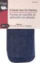 Dritz IronOn Patches 2inchesX3inches 8 Per PkgDark Blue Denim
