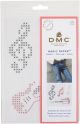 DMC Magic Paper Pre Printed Needlework Designs Music Cross Stitch
