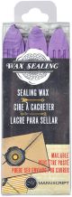 Manuscript Traditional Sealing Wax Sticks W Wick 3 Per Pkg Lilac