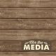 Jillibean Soup Mix The Media Wooden Plank 6 inch X6 inch Dark