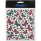 Sticker King Stickers Pink and Aqua Butterflies