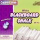 Blackboard Chalk Bucket 60 Per Pkg White