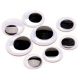 Sticky Back Wiggle Eyes Assorted 8 Per Pkg Black