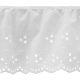 Simplicity Teardrop Eyelet 5 3 4 inch X10yd White