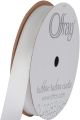 Offray Double Face Satin Ribbon 5 Per 8 Inch X20yd White