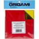 Origami Paper 5.875 inch X5.875 inch 18 Per Pkg Assorted Foil Solid Double Sided