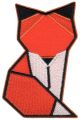 C And D Visionary Patch Geometric Cat
